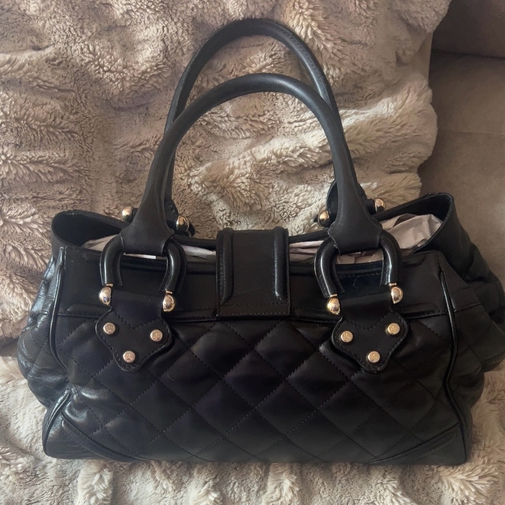 Burberry | Prorsum Diamond Quilted Leather Satchel Shoulder Handbag Women’s - Picture 17 of 17